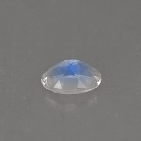 0,75 ctw natürlicher weißer Regenbogen-Mondstein, Oval Schliff, VS