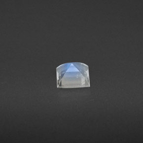 0,31 ctw natürlicher weißer Regenbogen-Mondstein, Quadrat, VS