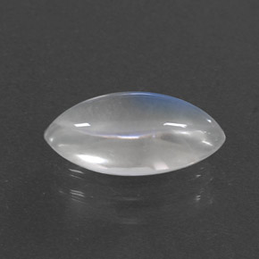 1,92 ctw natürlicher weißer Regenbogen-Mondstein, Marquise, Transparent