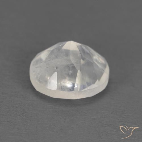 9,17 ctw natürlicher Bläulich-weiß Regenbogenmondstein, Oval, Transparent