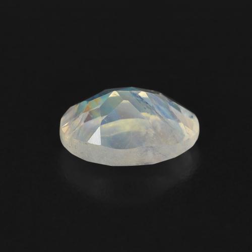 9,17 ctw natürlicher Bläulich-weiß Regenbogenmondstein, Oval, Transparent