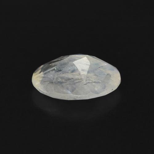 9,17 ctw natürlicher Bläulich-weiß Regenbogenmondstein, Oval, Transparent
