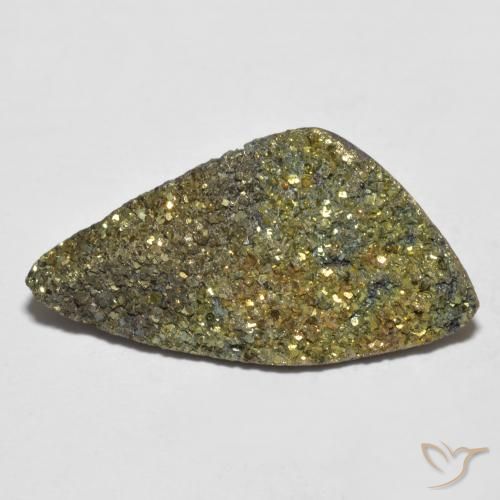 10.03ct Natürlicher Mehrfarbig Regenbogenpyrit, Fantasie, Lichtundurchlässig