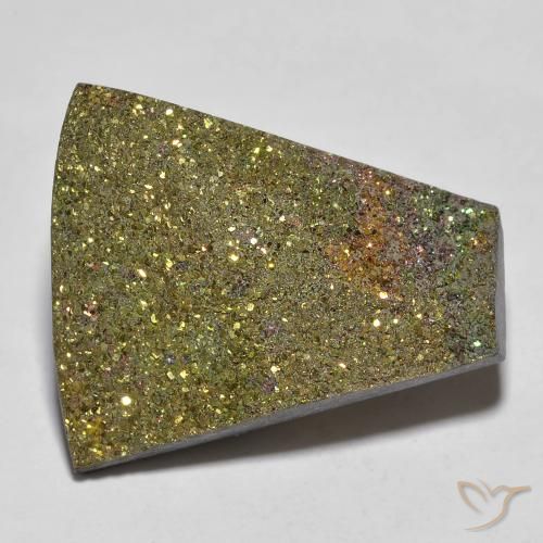 13.82ct Natürlicher Mehrfarbig Regenbogenpyrit, Fantasie, Lichtundurchlässig