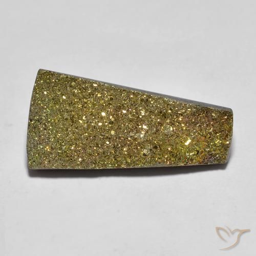 7.04ct Natürlicher Mehrfarbig Regenbogenpyrit, Fantasie, Lichtundurchlässig