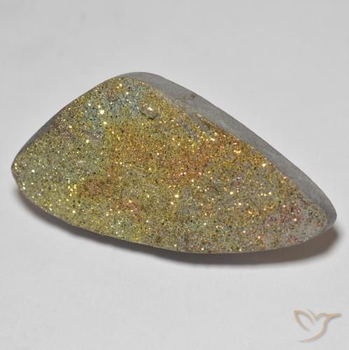 25.92ct Natürlicher Mehrfarbig Regenbogenpyrit, Fantasie, Lichtundurchlässig