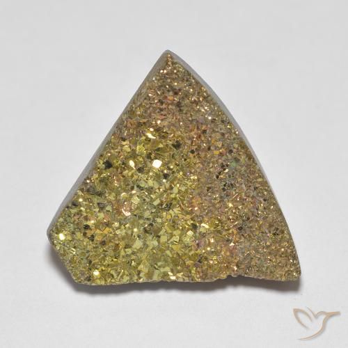 10.04ct Natürlicher Mehrfarbig Regenbogenpyrit, Fantasie, Lichtundurchlässig