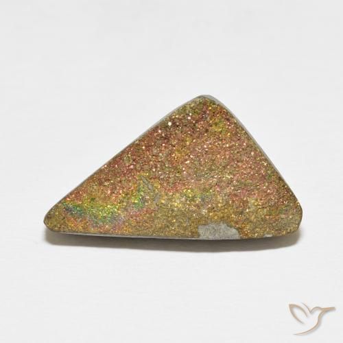 10.28ct Natürlicher Mehrfarbig Regenbogenpyrit, Fantasie, Lichtundurchlässig