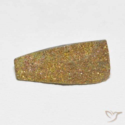 5.20ct Natürlicher Mehrfarbig Regenbogenpyrit, Fantasie, Lichtundurchlässig