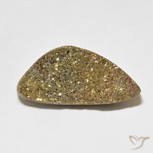 11.67ct Natürlicher Mehrfarbig Regenbogenpyrit, Fantasie, Lichtundurchlässig