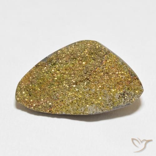 13.08ct Natürlicher Mehrfarbig Regenbogenpyrit, Fantasie, Lichtundurchlässig