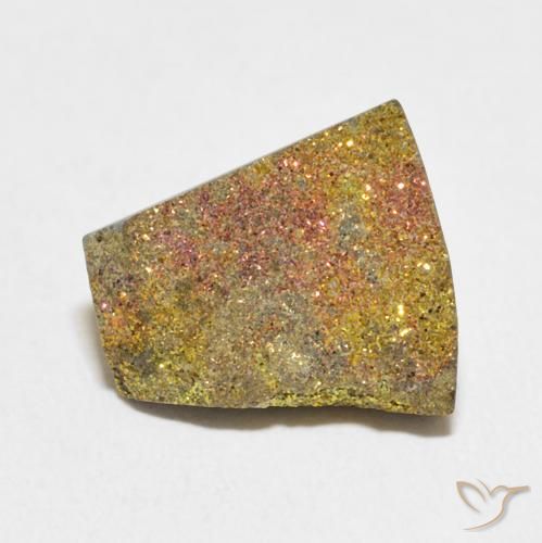 5.02ct Natürlicher Mehrfarbig Regenbogenpyrit, Fantasie, Lichtundurchlässig