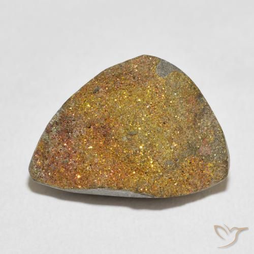 9.78ct Natürlicher Mehrfarbig Regenbogenpyrit, Fantasie, Lichtundurchlässig