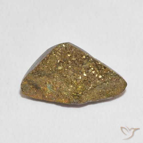 4.50ct Natürlicher Mehrfarbig Regenbogenpyrit, Fantasie, Lichtundurchlässig