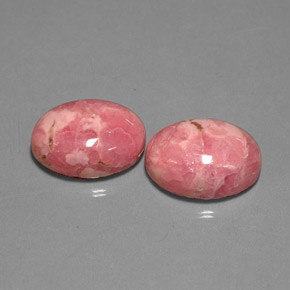  ct natürliche mehrfarbiger Rhodochrosit-Edelsteine, Oval Schliff, Lichtundurchlässig