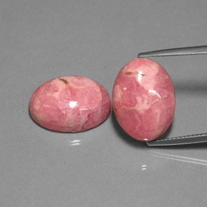  ct natürliche mehrfarbiger Rhodochrosit-Edelsteine, Oval Schliff, Lichtundurchlässig