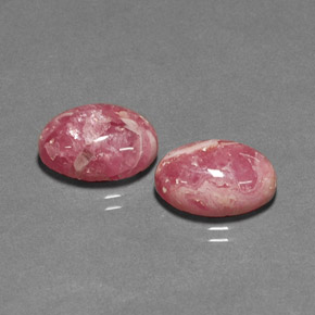  ct natürliche mehrfarbiger Rhodochrosit-Edelsteine, Oval Schliff, Lichtundurchlässig