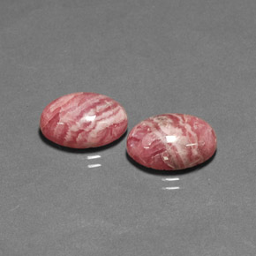  ct natürliche mehrfarbiger Rhodochrosit-Edelsteine, Oval Schliff, Lichtundurchlässig