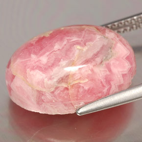 9,17 ctw natürlicher Mehrfarbig Rhodochrosit, Oval Schliff, Lichtundurchlässig