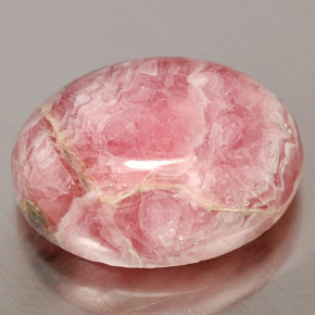 9,17 ctw natürlicher Mehrfarbig Rhodochrosit, Oval Schliff, Lichtundurchlässig