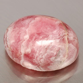 9,17 ctw natürlicher Mehrfarbig Rhodochrosit, Oval Schliff, Lichtundurchlässig