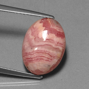 9,17 ctw natürlicher Mehrfarbig Rhodochrosit, Oval Schliff, Lichtundurchlässig