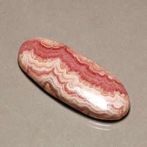 29,84 ctw natürlicher mehrfarbiger Rhodochrosit, Fantasieschliff, Lichtundurchlässig