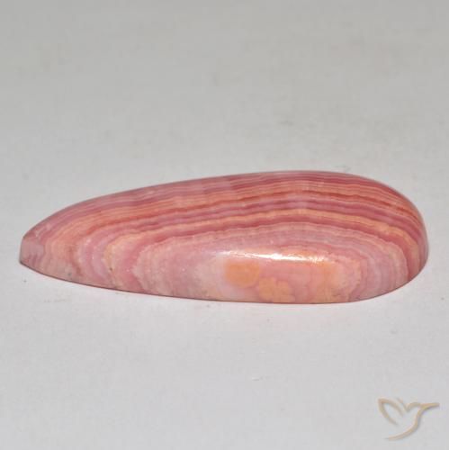 9,17 ctw natürlicher Mehrfarbig Rhodochrosit, Birnenform, Lichtundurchlässig