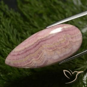 9,17 ctw natürlicher Mehrfarbig Rhodochrosit, Birnenform, Lichtundurchlässig
