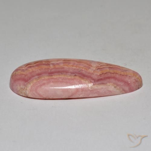 9,17 ctw natürlicher Mehrfarbig Rhodochrosit, Birnenform, Lichtundurchlässig