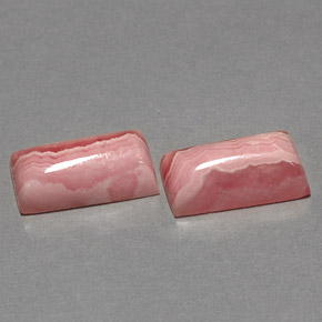  ct natürliche mehrfarbiger Rhodochrosit-Edelsteine, Baguette, Lichtundurchlässig