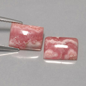  ct natürliche Mehrfarbig Rhodochrosit-Edelsteine, Baguette, Lichtundurchlässig