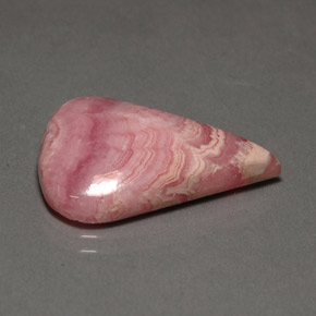 15,55 ctw natürlicher rosafarbener Rhodochrosit, Birnenform, Lichtundurchlässig