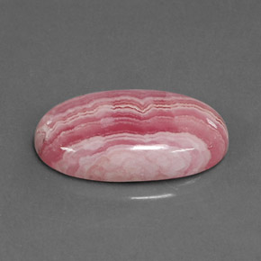 8,66 ctw natürlicher mehrfarbiger Rhodochrosit, Oval Schliff, Lichtundurchlässig