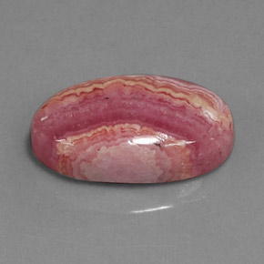 9,17 ctw natürlicher Mehrfarbig Rhodochrosit, Oval Schliff, Lichtundurchlässig