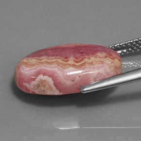 9,17 ctw natürlicher Mehrfarbig Rhodochrosit, Oval Schliff, Lichtundurchlässig