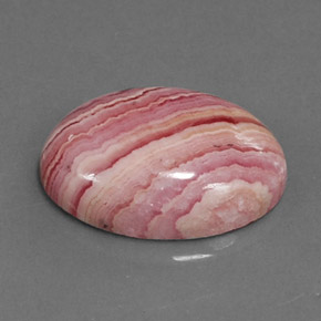 9,17 ctw natürlicher Mehrfarbig Rhodochrosit, Oval Schliff, Lichtundurchlässig