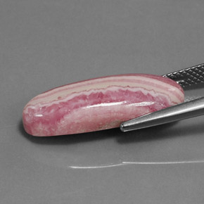 9,17 ctw natürlicher Multirose-rosa Rhodochrosit, Oval Schliff, Lichtundurchlässig