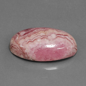 9,12 ctw natürlicher mehrfarbiger Rhodochrosit, Oval Schliff, Lichtundurchlässig