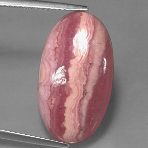 9,17 ctw natürlicher Mehrfarbig Rhodochrosit, Oval Schliff, Lichtundurchlässig