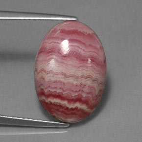 9,17 ctw natürlicher Mehrfarbig Rhodochrosit, Oval Schliff, Lichtundurchlässig