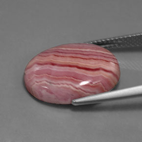 9,17 ctw natürlicher Mehrfarbig Rhodochrosit, Oval Schliff, Lichtundurchlässig