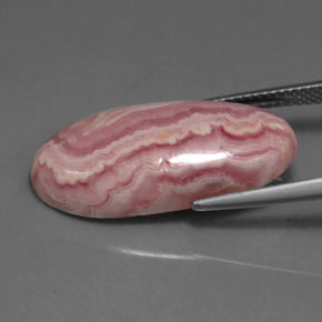 9,17 ctw natürlicher Multirose-rosa Rhodochrosit, Oval Schliff, Lichtundurchlässig