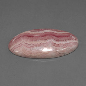 11,55 ctw natürlicher rosafarbener Rhodochrosit, Oval Schliff, Lichtundurchlässig