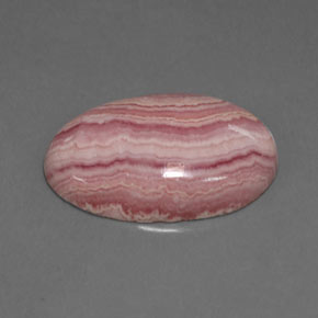 12,78 ctw natürlicher rosafarbener Rhodochrosit, Oval Schliff, Lichtundurchlässig