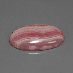 13,76 ctw natürlicher rosafarbener Rhodochrosit, Oval Schliff, Lichtundurchlässig