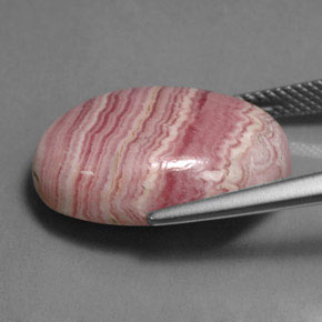 9,17 ctw natürlicher Multirose-rosa Rhodochrosit, Oval Schliff, Lichtundurchlässig