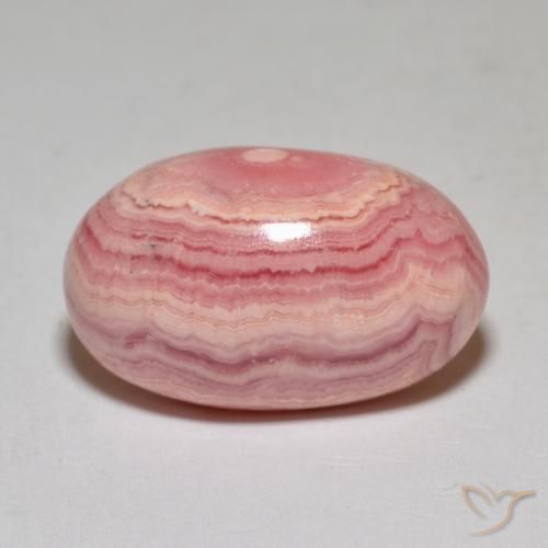 22.27ct Natürlicher Mehrfarbig Rhodochrosit, Oval, Lichtundurchlässig