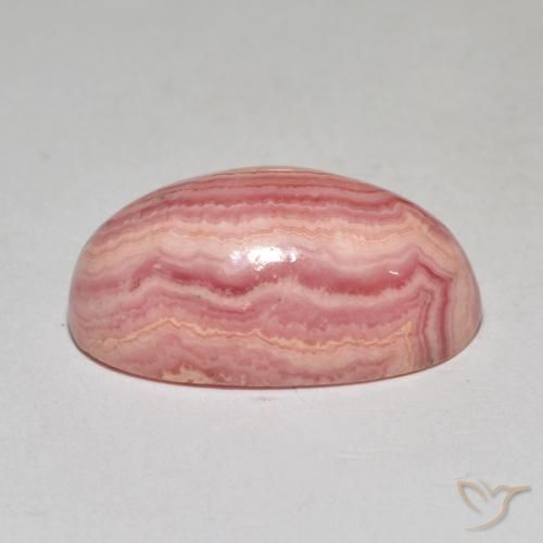 9,17 ctw natürlicher Mehrfarbig Rhodochrosit, Oval, Lichtundurchlässig
