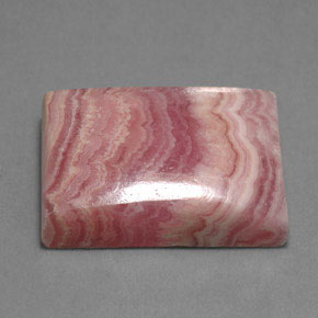 22,46 ctw natürlicher mehrfarbiger Rhodochrosit, Baguette, Lichtundurchlässig